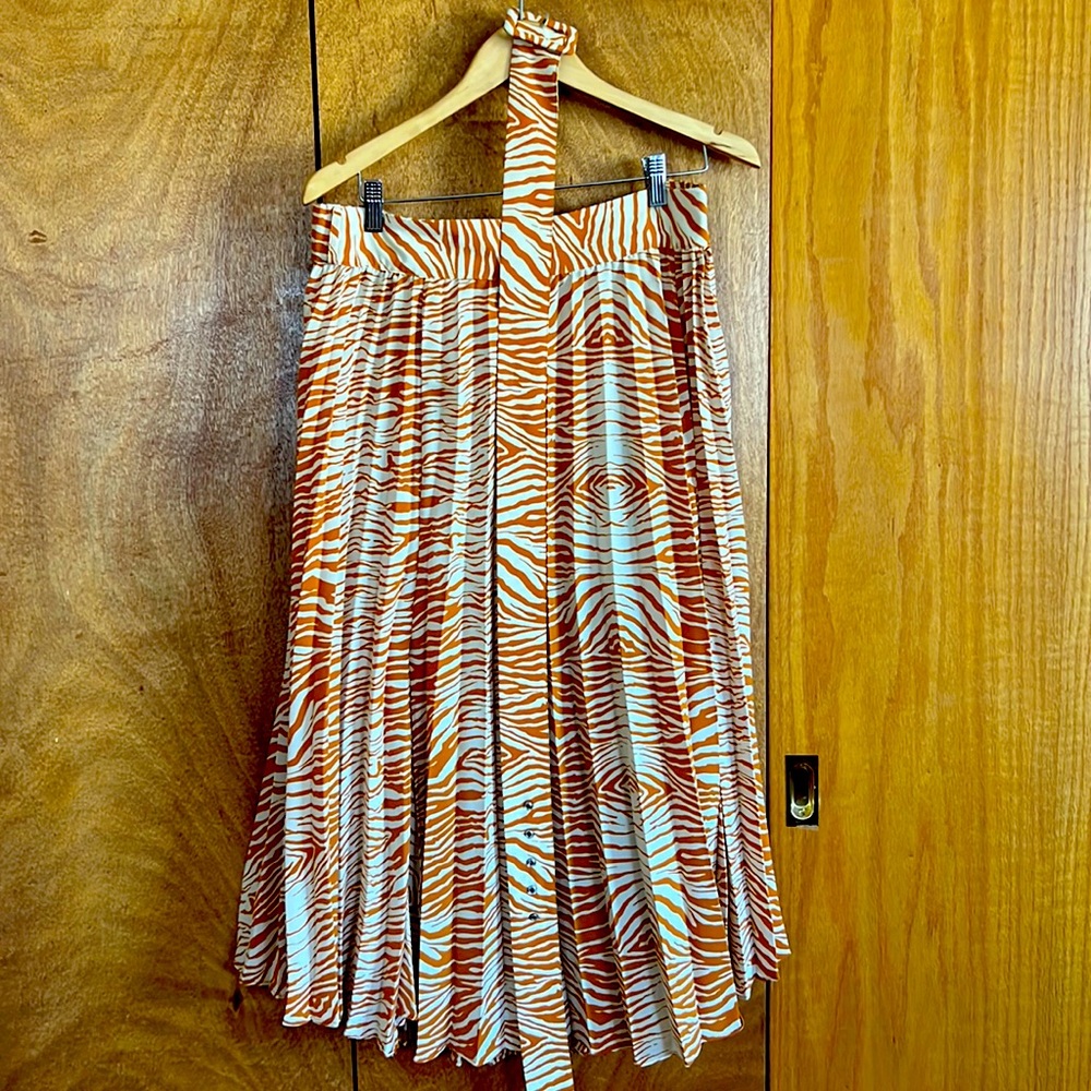 NEW Topshop Zebra Print Skirt with matching belt!